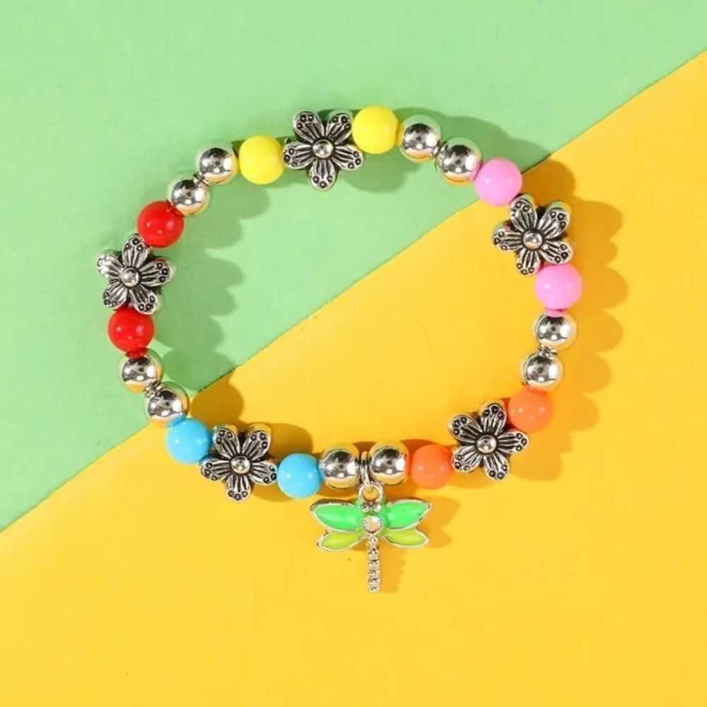 Super cute girls Dragonfly pendant bracelet - Picture 4 of 8